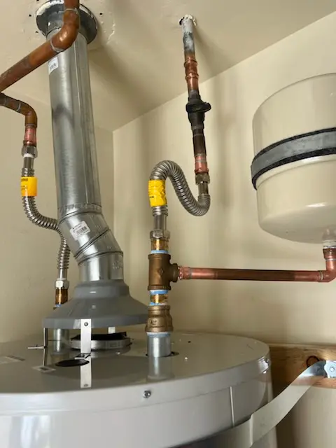 Water heater installation and plumbing repair in Slateville
